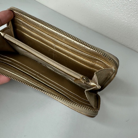 Michael Kors Brown Monogram Continental Wallet SOLD AS IS - Picture 4 of 4